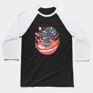 Kaiju Ramen And The Green Sushi Dragon Baseball T-Shirt